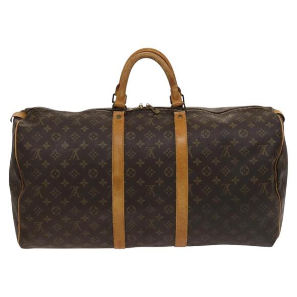 LOUIS VUITTON Monogram Keepall 55 Boston Bag M41424 - Picture 2 of 16